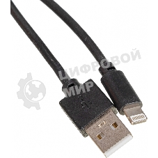 Кабель USB (m)-Lightning (m) 2м черный