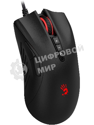 Мышь проводная A4Tech Bloody ES5 черный, 3200 dpi, USB Type-A, кнопки - 8