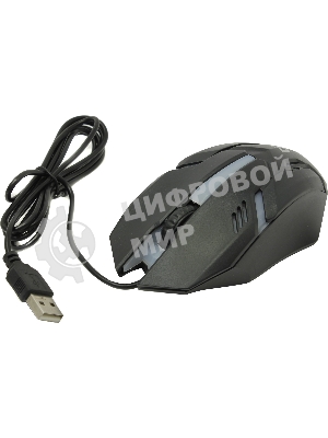 Мышь проводная Defender Cyber MB-560L черный, 1200 dpi, USB, кнопки - 3