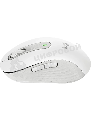 Мышь беспроводная Logitech Signature M650 белый, 4000 dpi, радиоканал, Bluetooth, USB, кнопки - 5