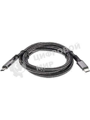 Кабель Thunderbolt4/USB4 Type-C, 5K@60Hz, 40Gbps, PD 100W, 5A, VCOM, 1.2м CU540M-1.2M