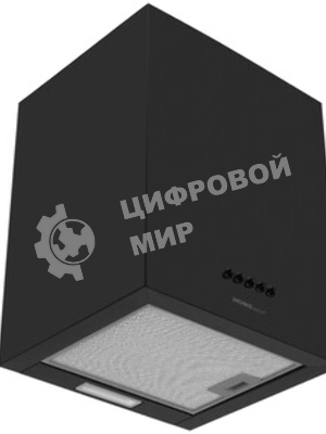 Вытяжка пристенная HOMSair Phlox Push 40 черный, 40 см, 700 куб. м/ч, 54 дБ