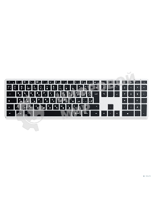 Клавиатура беспроводная Satechi Slim X3 Bluetooth Backlit Keyboard, Bluetooth, Серебристый ST-BTSX3S-RU