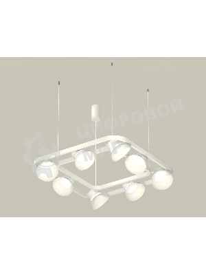 Светильник Ambrella light XB9177080/8 SWH/FR белый песок/белый матовый GX53 (С9177, N8140)