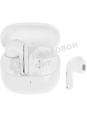 Наушники TWS Xiaomi Buds 5 белый, вкладыши, Bluetooth, активное шумоподавление, до 6 ч