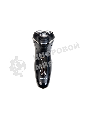 Электробритва Centek CT-2166 (хром/черный) ротор, АККУМУЛЯТОР + РАБОТА ОТ СЕТИ,триммер