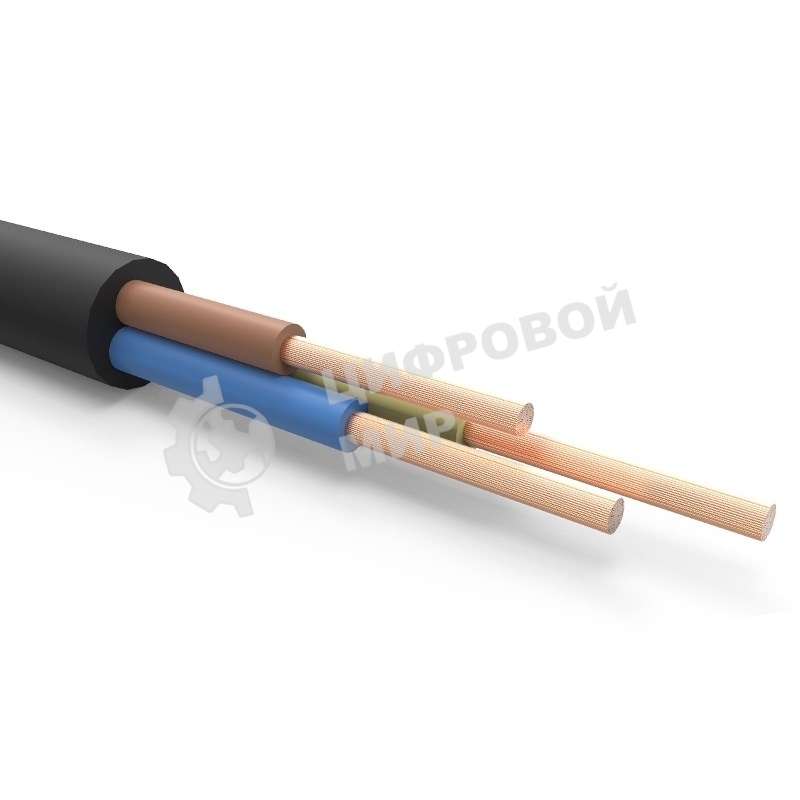 Кабель силовой гибкий КГтп-ХЛ 3х1,5 мм² 150 м ГОСТ 24334-80, ТУ 3544-016-22901100-2015