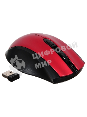 Мышь беспроводная Acer OMR032 черный/красный, 1600 dpi, радиоканал, USB, кнопки - 4