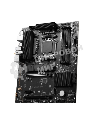 Материнская плата MSI PRO B650-S WIFI, AM5, AMD B650, 4xDDR5, 4xSATA, 2xM.2, 1xPCI-E 4.0 x16, 1xPCI-E 4.0 x4, 1xHDMI, 1xDP, 1x2.5Gb LAN, 3xUSB 3.2 Gen 1, 3xUSB 3.2 Gen 2, 6x3.5 мм, 7.1, Standard-ATX