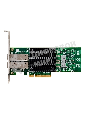 Сетевой адаптер ExeGate EXE-MCX3-2SFP+ (PCI-E x8 v.3, порты 2x SFP+, Dual 10Gb/s, Server NIC Chipset Mellanox ConnectX-3)