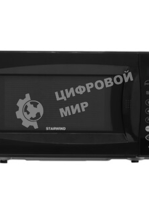 Микроволновая печь Starwind SMW4420 черный, 20 л, 700 Вт, переключатели - кнопки