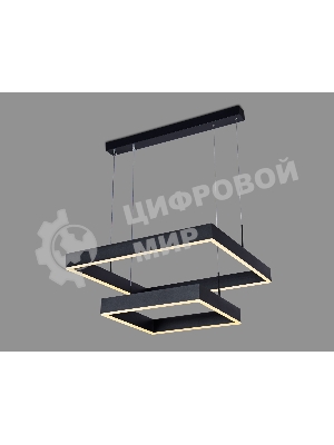 Светильник Ambrella light FA6633/2 BK черный 108W 600*600*720 (ПДУ РАДИО 2.4G)