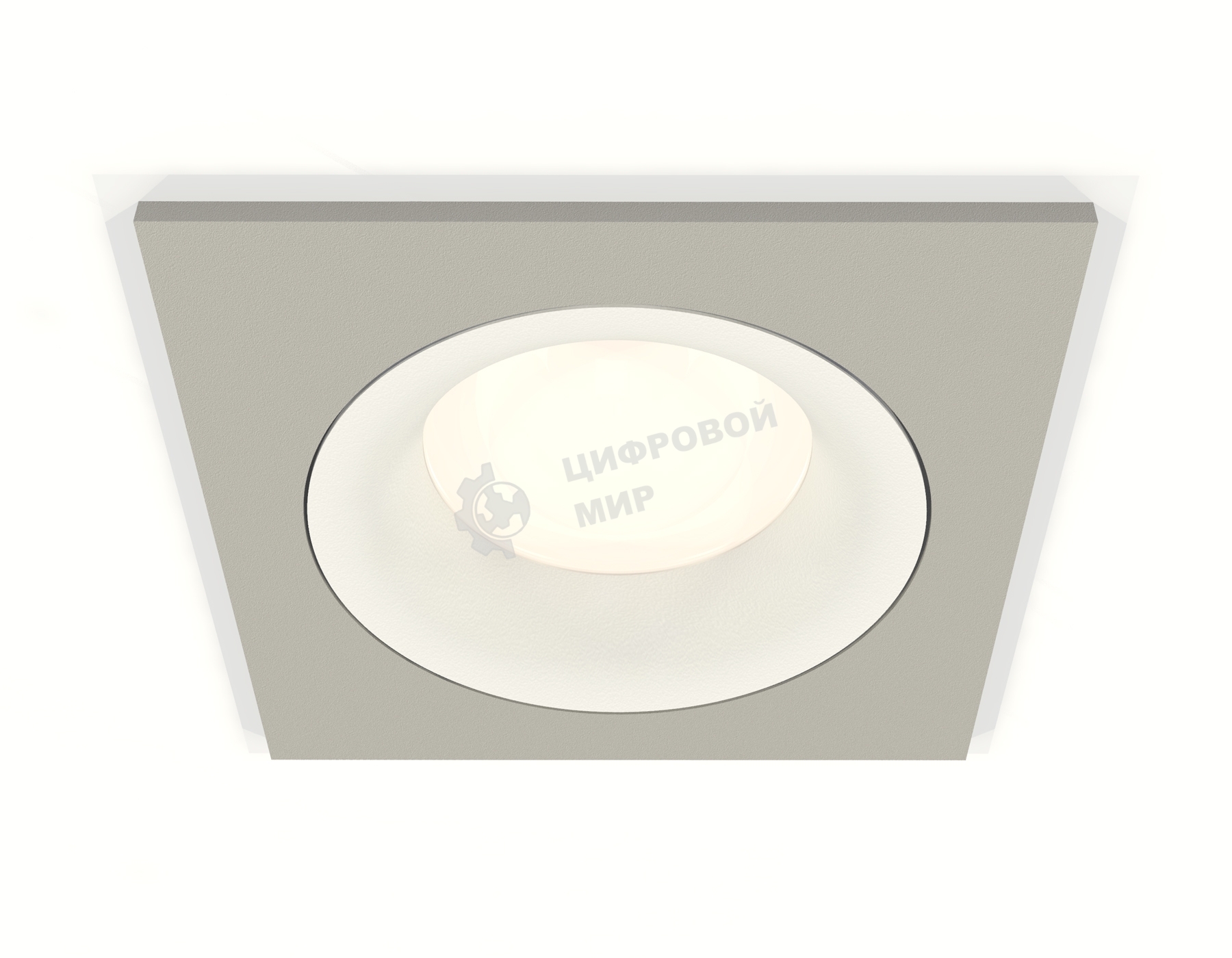 Комплект встраиваемого светильника Ambrella light XC7633001 SGR/SWH серый песок/белый песок MR16 GU5.3 (C7633, N7010)