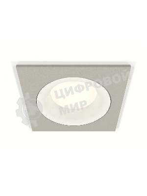 Комплект встраиваемого светильника Ambrella light XC7633001 SGR/SWH серый песок/белый песок MR16 GU5.3 (C7633, N7010)