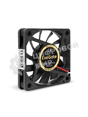 Вентилятор 24В DC ExeGate EX06010B2P-24 (60x60x10 мм, 2-Ball (двойной шарикоподшипник), 2pin, 3200RPM, 24dBA)