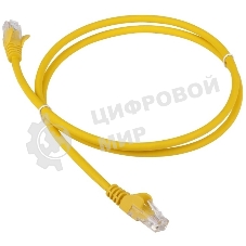 Патч-корд LANMASTER LSZH UTP кат.6, 5.0 м, желтый
