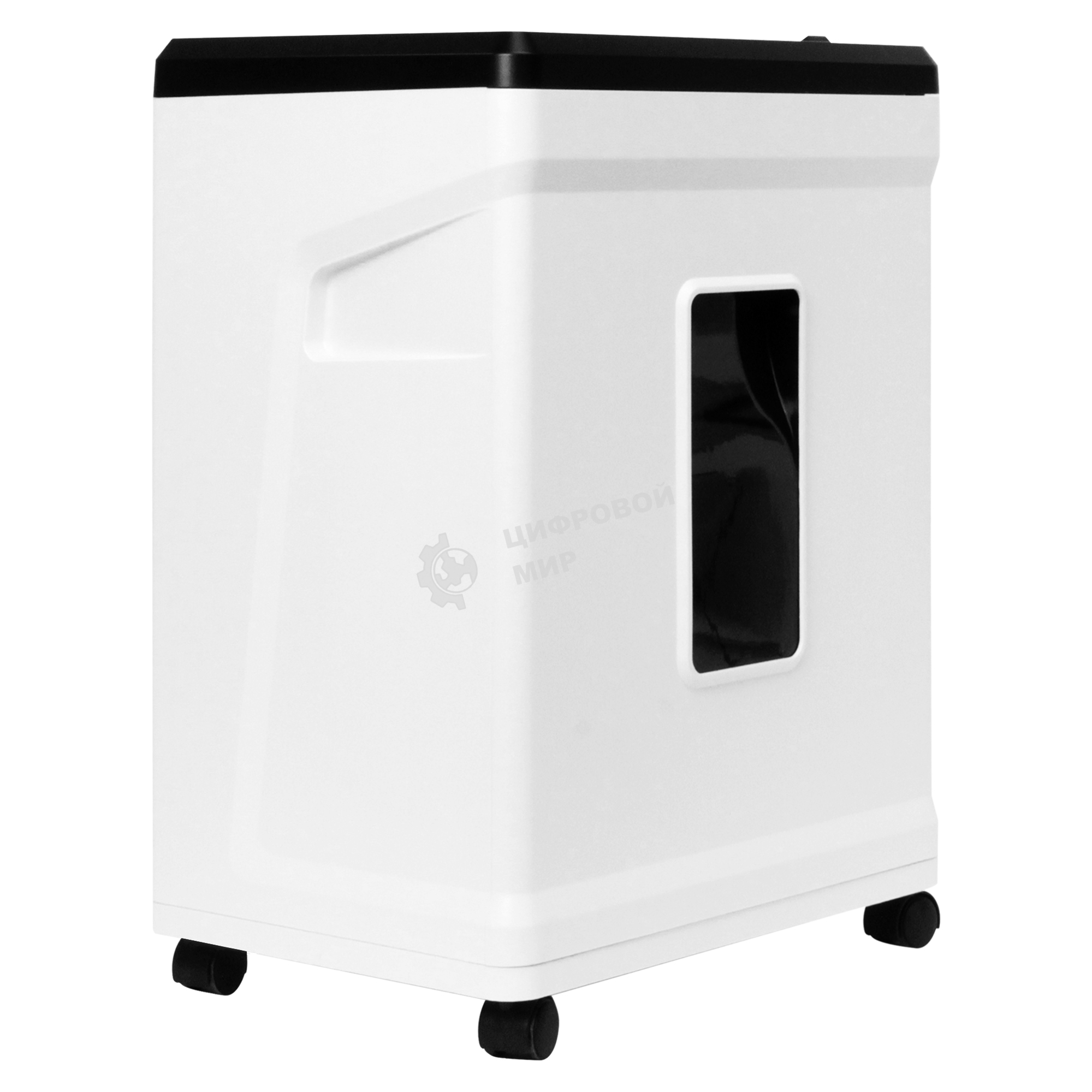 Шредер ГЕЛЕОС УМ26-2, (DIN P-2), полоса 3,9мм, 17-21 лист (70г/м2), CD/пл.карты/скрепки/скобы, 26 литров