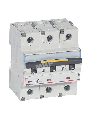 Выключатель автоматический DX3 3П C100A 10kA/16kA Авт.включатель DX3 3П C100A 10kA/16kA