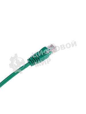 Патч-корд U/UTP Rexant cat.5e, RJ45-RJ45, 26AWG, ZH нг(А)-HF, зеленый, 0,3 м