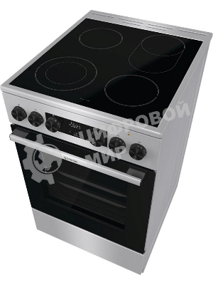 Плита электрическая Gorenje GECS5C70XA серебристый, конфорок 4 электрических, духовка 70 л, 50 см x 85 см x 59.4 см
