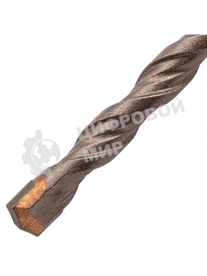 Бур по бетону, двойная спираль, Cobalt W-tip, 5x110 мм, SDS PLUS Denzel