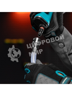 Шланг пневматический Stels ПВХ, 10x16 мм, 18 бар, армированный, прозрач., быстросъем, 3 0м