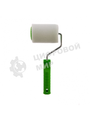 Валик Сибртех Поролон с ручкой, 100 мм, D 48 мм, D ручки 6 мм