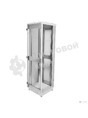 Шкаф телекоммуникационный напольный 42U (600x800) дверь перфорированная 2 шт. (3 места), ШТК-М-42.6.8-44АА