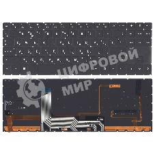 Клавиатура для ноутбука HP Omen 7 16-B черная с подсветкой (AMD версия)