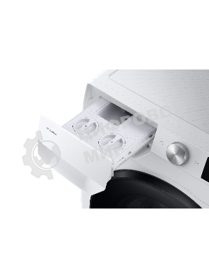 Стирально-сушильная машина Samsung WD11DG6B85BELP белый, загрузка фронтальная 11 кг, 1400 об/мин, класс: A