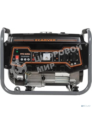 Электрогенератор бензиновый Carver PPG-3600A, 2.8 кВт, 67 дБ, 40 кг