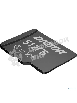 Флеш карта microSDXC 512Gb Class10 Digma CARD30 + adapter