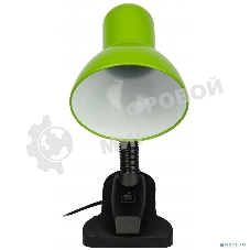 Настольный светильник ЭРА Б0058670 N-212-Е27-40W-GR на прищепке зеленый