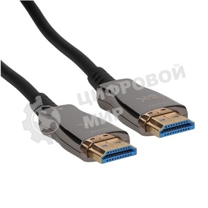 Кабель HDMI Wize AOC-8K-HM-HM-70M оптический, 70 м, 8K/60HZ, 4:4:4, v.2.1, ARC, 19M/19M, черный, коробка