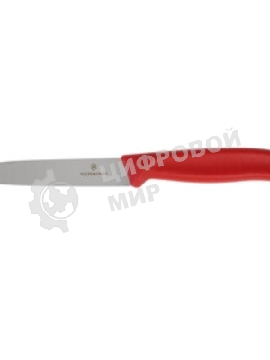 Нож кухонный Victorinox Swiss Classic (6.7638.C1) для чистки овощей и фруктов лезв. 80 мм серрейт. заточка желтый