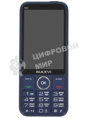 Мобильный телефон Maxvi B35 синий