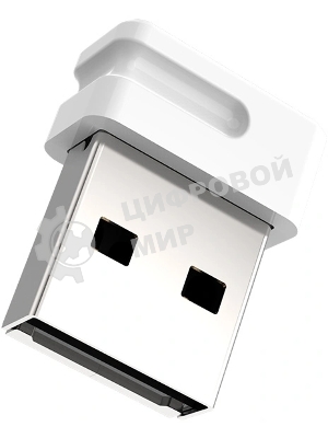 Флешка USB Netac U116 mini (NT03U116N-128G-32WH), 128Gb, USB 3.2, R/W 90/30, белый