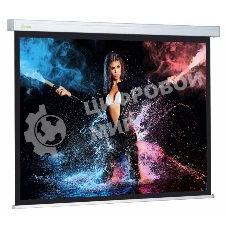 Экран Cactus 180x180см Wallscreen CS-PSW-180x180 1:1 настенно-потолочный рулонный белый