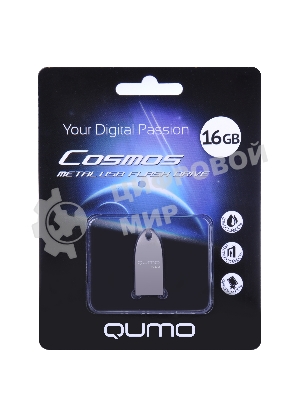 Флешка USB 2.0 QUMO 16Gb, Cosmos QM16GUD-Cos