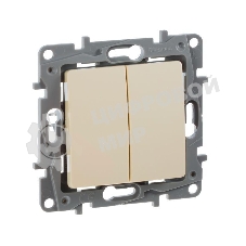 Переключатель 2кл. 10AX, сл.кость ETIKA 