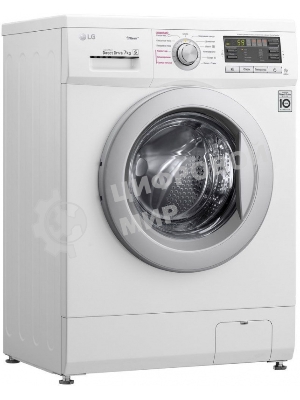 Стиральная машина LG F1296HDS1 белый, загрузка фронтальная 7 кг, 1200 об/мин., класс: А