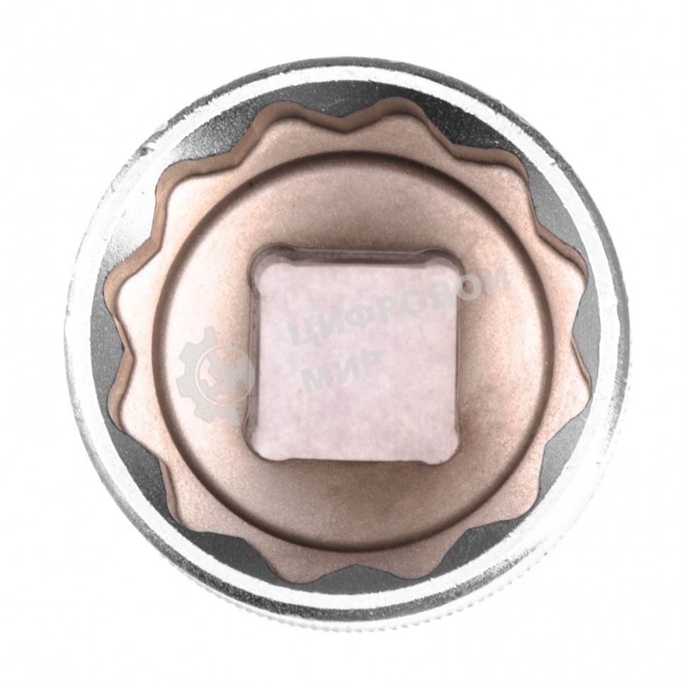 Головка торцевая Stels 30 мм, 12-гранная, CrV, под квадрат 1/2