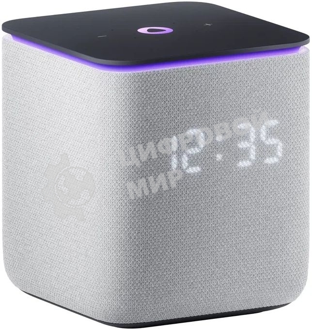 Умная колонка Яндекс Станция Миди, ZigBee, 24Вт, с голосовым ассистентом Алиса на YaGPT, серый