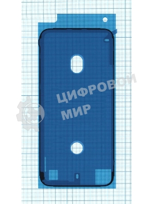 Водозащитная прокладка (проклейка) для iPhone 8, черная