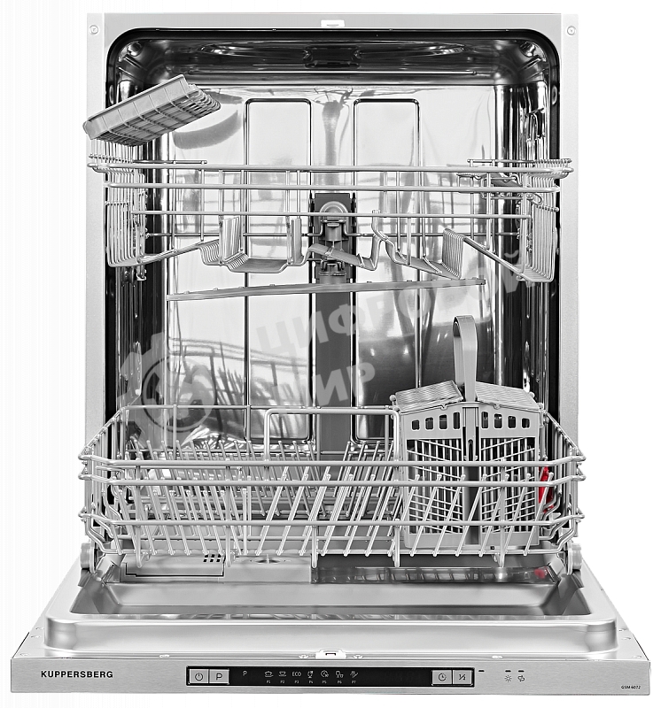 Встраиваемая посудомоечная машина Kuppersberg GSM 6072, серебристый, 59.8 см, 12 компл., 49 дБ, класс A++