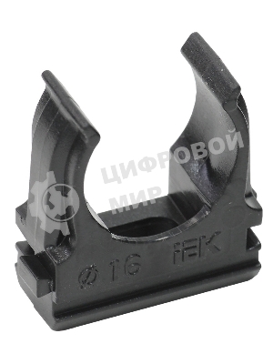 Держатель с защелкой CF16 IEK черный CTA10D-CF16-K02-100