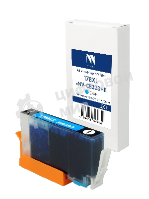 Картридж струйный NVPrint 178XL (NV-CB323HE) Cyan для HP Photosmart 6510/7510/B110/C8583 (15 мл) совместимый