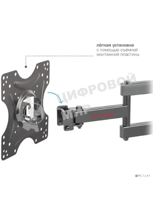Кронштейн Arm media LCD-405 черный, Кр. стал. наст. для TV 26