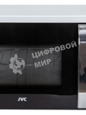 Микроволновая печь JVC JK-MW210MG белый, 20 л, 700 Вт, переключатели - поворотный механизм