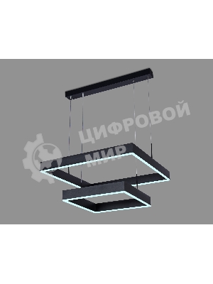 Светильник Ambrella light FA6633/2 BK черный 108W 600*600*720 (ПДУ РАДИО 2.4G)